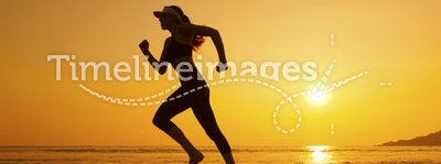 Sunset jogger
