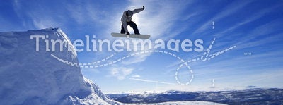 Amateur snowboarder