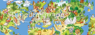 Great and funny world map