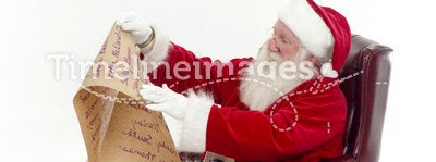 Santa Checking His List