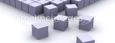 Organizing cubes