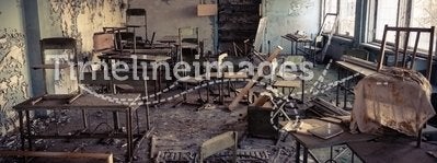 Abandoned school in Chernobyl