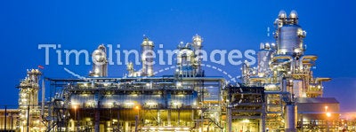 Refinery at night 5