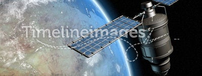 Satellite and earth 14