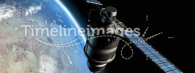 Satellite and earth 9