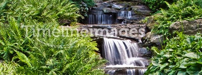 Peaceful waterfall