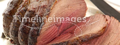 Roat Beef, carved
