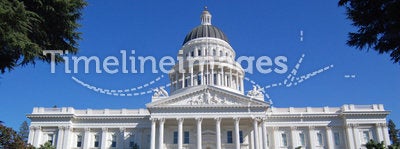 California Capitol, wide angle view