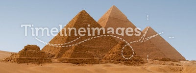 Egyptian pyramids in Giza