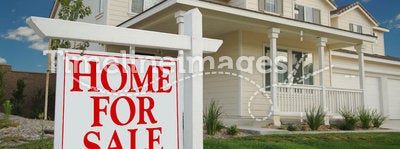 Home For Sale Sign & New Home
