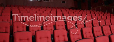 Empty theatre auditorium cinema