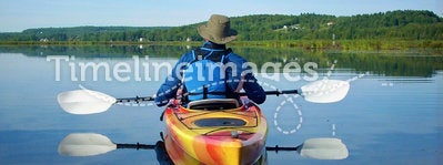 Peaceful kayak