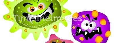 Germs Viruses Bacteria Clipart