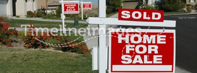 Home For Sale Signs & One Sold