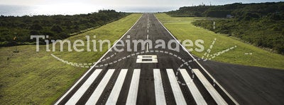 Airplane runway.