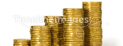 Money Gold Coins Pile Stack