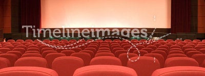 Empty cinema auditorium