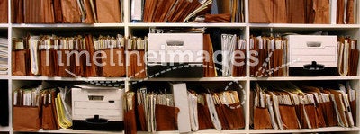 Files on Shelf