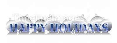 Happy Holidays Ornaments Logo