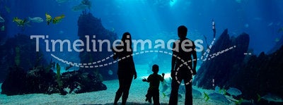 Underwater family