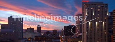 Sunset over Denver
