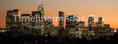 Downtown los angeles at dusk #5
