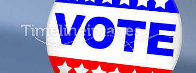 Election day vote button