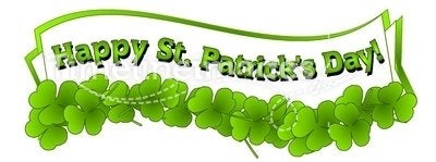 Happy St. Patrick's Day Banners Logos