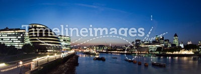 Panorama of the city of London