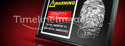 Identification theft alert