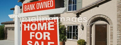 Bank Owned - Home For Sale Sign