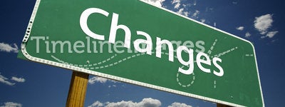 Changes - Road Sign
