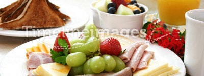 Breakfast Series - Protein & fruits platter