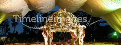 Indian Hindu wedding stage for weddings & other celebrations