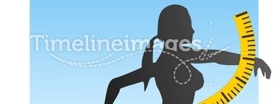 Weight Loss Fitness Silhouette