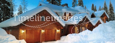 Mccall Winter Log Cabin