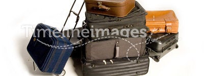 Lots of Travelling Suitcases