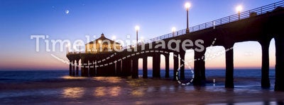 Manhattan Beach Pier at Twilight