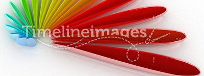 3D logo color