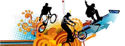 Extreme sports vector