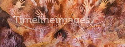 Ancient Cave Paintings in patagonia