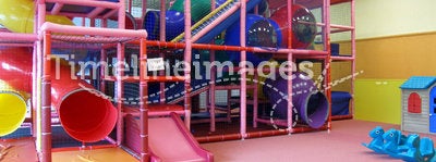 Indoor children playground in room
