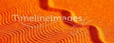 Orange sand waves