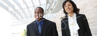 Attractive African American Business Team