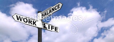 Work Life Balance signpost