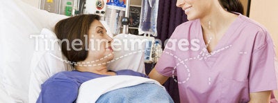 Nurse Talking To Patient