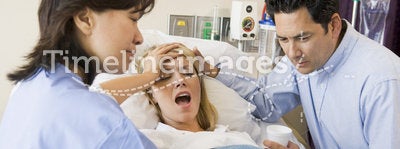 Woman Giving Birth