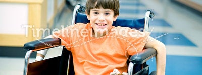 Little Boy in Wheelchair