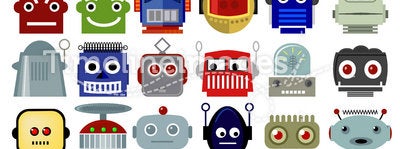 Robot Head Icons