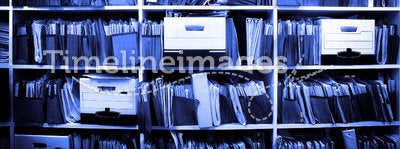 Files on Shelf